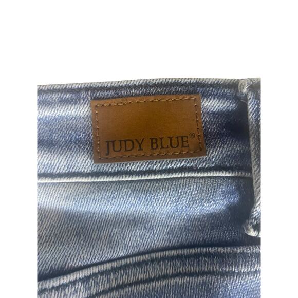 Women's Judy Blue Distressed Skinny Fit Jeans Size 5 / 27 - Picture 3 of 8